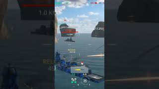 Evaporating 2 People In A Row In Modern Warships moderwarships clapped evaporator ship getrekt [upl. by Ahsinrats333]