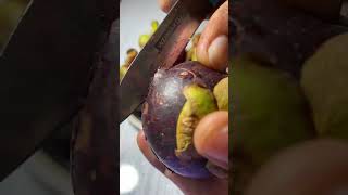 Mangosteen fruit cutting [upl. by Neehs]