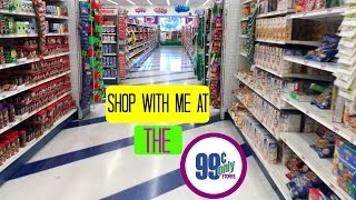 Shop With Me at The 99 Cent Only Store  Small Grocery Haul [upl. by Ahsienal]