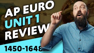 AP Euro Unit 1 REVIEW Everything You NEED to Know [upl. by Annaerb840]