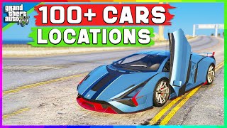 GTA 5  2024 EVERY RARE and SECRET CARS LOCATIONS [upl. by Hsiri]