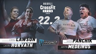 CrossFit Open Workout 222 Live Announcement [upl. by Marchal]