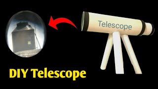 How to make Telescope at home  DIY Telescope  cloud science [upl. by Tavia]