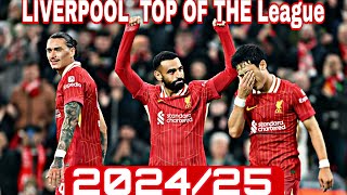 LIVERPOOL • WAY TO TOP OF THE LEAGUE EPL 2425 [upl. by Annonyw]