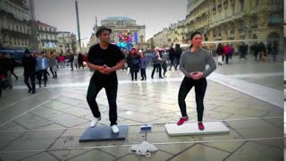 Tap dancers in Montpellier France [upl. by Aleb511]