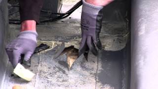 How to find and fix roof leak in a flat roof covered with single ply [upl. by Wallraff]