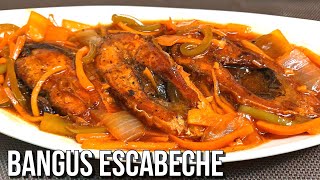 HOW TO COOK BANGUS ESCABECHE  SWEET amp SOUR FISH  FILIPINO DISH  LutoNiNanay [upl. by Rehpotsyrk]