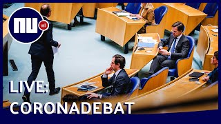 Kamer debatteert over ontwikkelingen rond coronavirus  NUnl [upl. by Roanne]