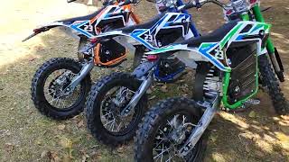 Electric dirt bike 2000w 60v 20ah 1714 Pit bike Endurance 65 kilometers [upl. by Okomom257]