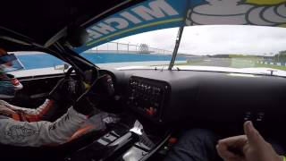 Ginetta G55 GT4 onboard donington park driver Charlie Robertson [upl. by Leiuqese732]