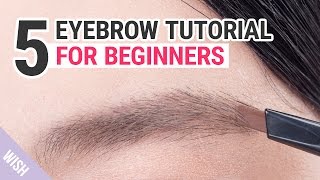 Eyebrow Shaping Tutorial for Beginners  Wishtrend TV [upl. by Gyimah861]