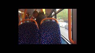 Stagecoach East London ADL ALX400 Trident 18483 LX55 BEO Route 169 Kickdown [upl. by Sucramaj702]