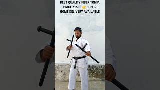 BEST QUALITY FIBER TONFA ₹1500 HOME DELIVERY KARATESIR  tonfa tonfatraining martialarts karate [upl. by Carina]