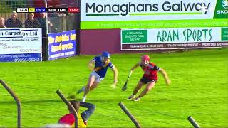 ANTHONY BURNS FIRES OVER A BEAUTY LOUGHREA V CAPPATAGGLE 2024 GALWAY CLUB HURLING FINAL GAA IRELAND [upl. by Hilten]