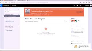 How to create an internal group in Microsoft Yammer [upl. by Alin434]