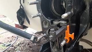 HOW TO use the Mercruiser Alpha Shift Cable Slide Tool [upl. by Ethbun]