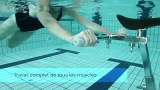 Barre multitraining pour aquabike Waterflex [upl. by Dorella]