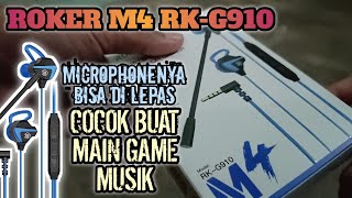 UNBOXING HEADSET GAMING DARI ROKER [upl. by Haroppizt586]