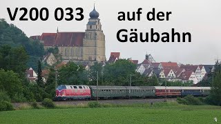 V200 033 auf der Gäubahn am 09062018 [upl. by Alec]