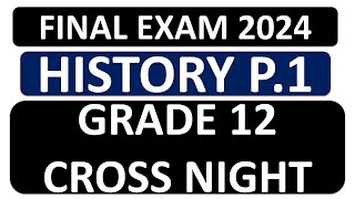 HISTORY P1 2024 FINAL EXAM PREPARATION GRADE 12 PREDICTION OR SCOPE THUNDEREDUC [upl. by Charlena]