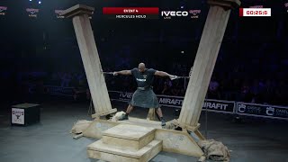 1 second off Felix ALMOST Breaks Hercules Hold World Record [upl. by Nyre]