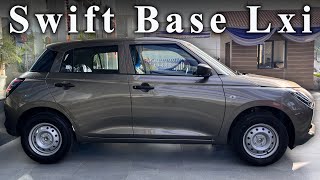 Swift Lxi Base Model 2024  Features  Price  Interior  Exterior [upl. by Hersch]