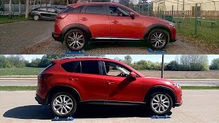 Mazda CX3 AWD vs Mazda CX5 AWD  4x4 test on rollers [upl. by Anivek346]