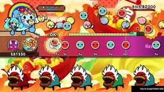 SAITAMA 2000 7 ★  Oni Full Combo  Taiko no Tatsujin Drum Session [upl. by Som]