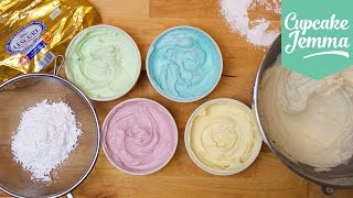 Buttercream Masterclass How to make Perfect Buttercream Icing  Cupcake Jemma [upl. by Salim994]