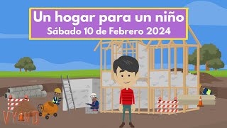 🔴Misionero Adventista Niños  Sábado 10 de Febrero de 2024 Un Hogar para un Niño [upl. by Jocko]