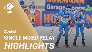 Oberhof 2023 Single Mixed Relay Highlights [upl. by Earvin]