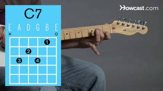 How to Play a C7 Open Chord  Guitar Lessons [upl. by Ekoorb]