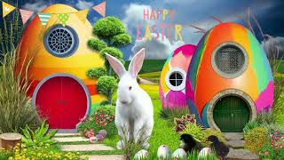 Background II Happy Easter II Arrière plan II Animation II Gratuit II Free II No Copyright II [upl. by Dev382]