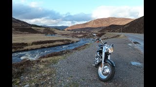 A93 Braemar to Blairgowrie on a Harley [upl. by Freudberg]