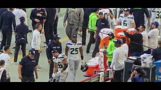 Seahawks Zach Charbonnet TD vs Arizona and celebration [upl. by Ahsemit]