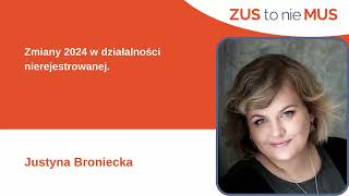 Zmiany 2024 w działalności nierejestrowanej [upl. by Gorlin]