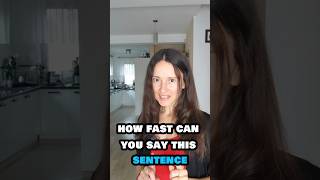 How Fast Can You Say This Sentence funchallenge speechpractice funenglish english learnenglish [upl. by Aynas]