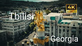 Tbilisi Georgia  თბილისი საქართველო  Тбилиси Грузия  🇬🇪 in 4k 60 fps video by Drone [upl. by Crofton166]