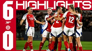 FOORD SCORES FOUR  Arsenal vs Glasgow Rangers 60  UWCL  Foord 4 Russo Little [upl. by Ely]