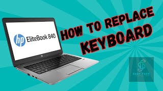 HP EliteBook 840 How to Replace Keyboard [upl. by Behnken]