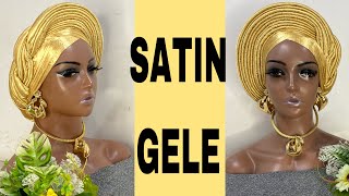 Satin auto Gele diy [upl. by Schou]