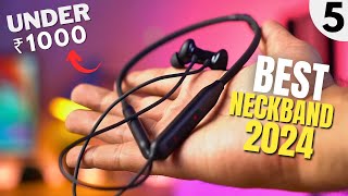 Indias BEST Selling Neckband🔥Bluetooth Earphones Under 1000🔥Best Neckband Under 1000 in 2024 [upl. by Nairdad]