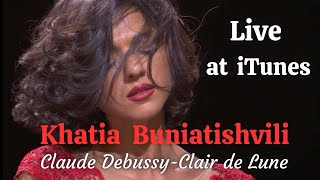 Kathia Buniatishvili Performs Clair De Lune by Claude Debussy Live at The iTunes Festival [upl. by Idel937]