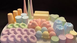 ASMR baking soda  pastel colors [upl. by Nylirek]