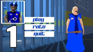 Escape Police Prison Granny gameplay video part 1no commentary [upl. by Garceau]