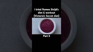 I tried Romee Strijd’s diet amp workout Victoria’s Secret diet Part 5 [upl. by Nageem227]