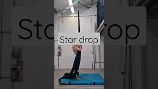 Aerial silks star drop aerialsilkstricks aerialsilks aerial shorts [upl. by Ardeed]