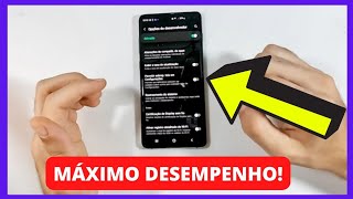 como Melhorar o DESEMPENHO do Celular ao MÁXIMO  FUNÇÃO SECRETA [upl. by Anomis]