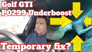 Golf GTI 2010 low on power with underboost faults Fault finding and repair [upl. by Anhoj]