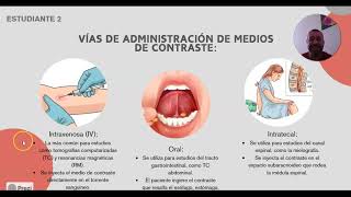 vias de administracio9n de medios de contraste [upl. by Ymot]